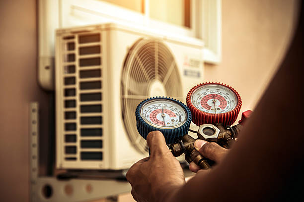 Professional Hvac Repair technician working in Norway, MI